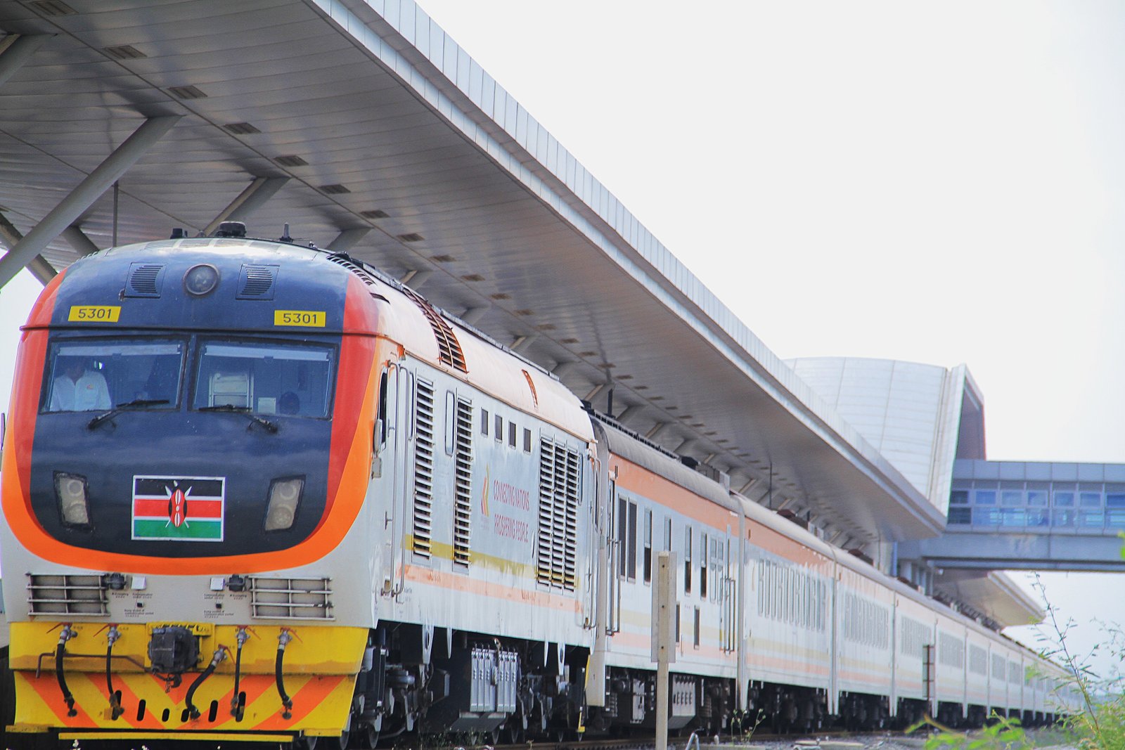 Madaraka Express Standard Gauge Railway (SGR) train