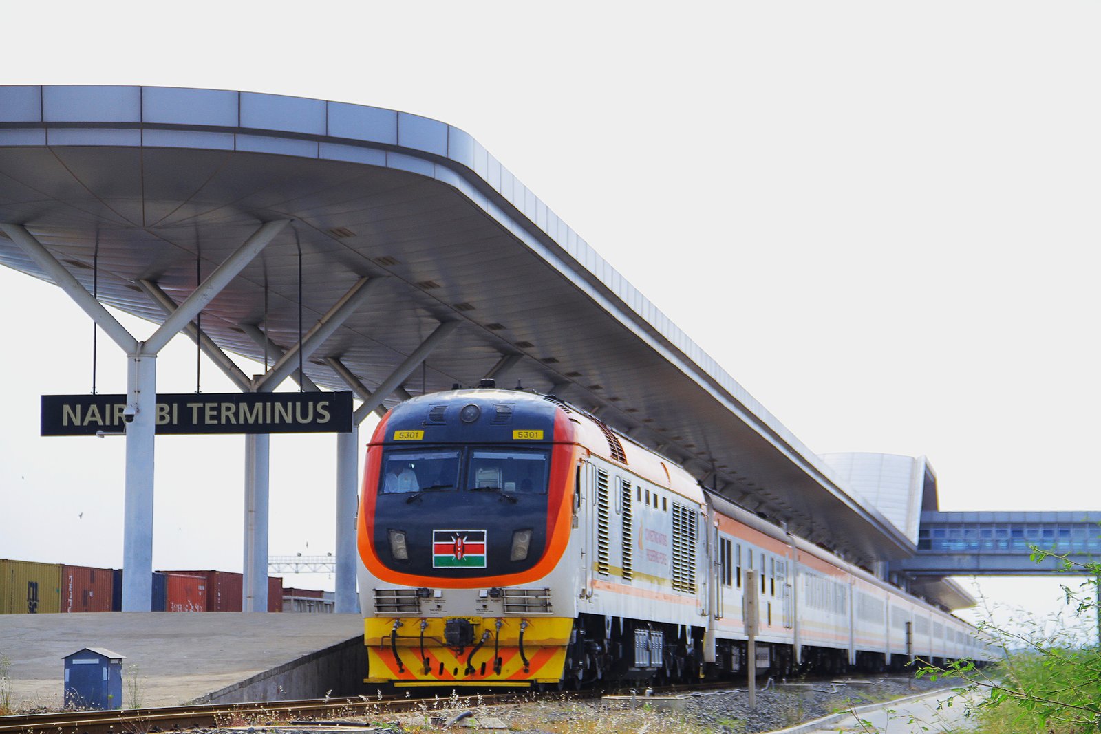 Madaraka Express Standard Gauge Railway (SGR) train