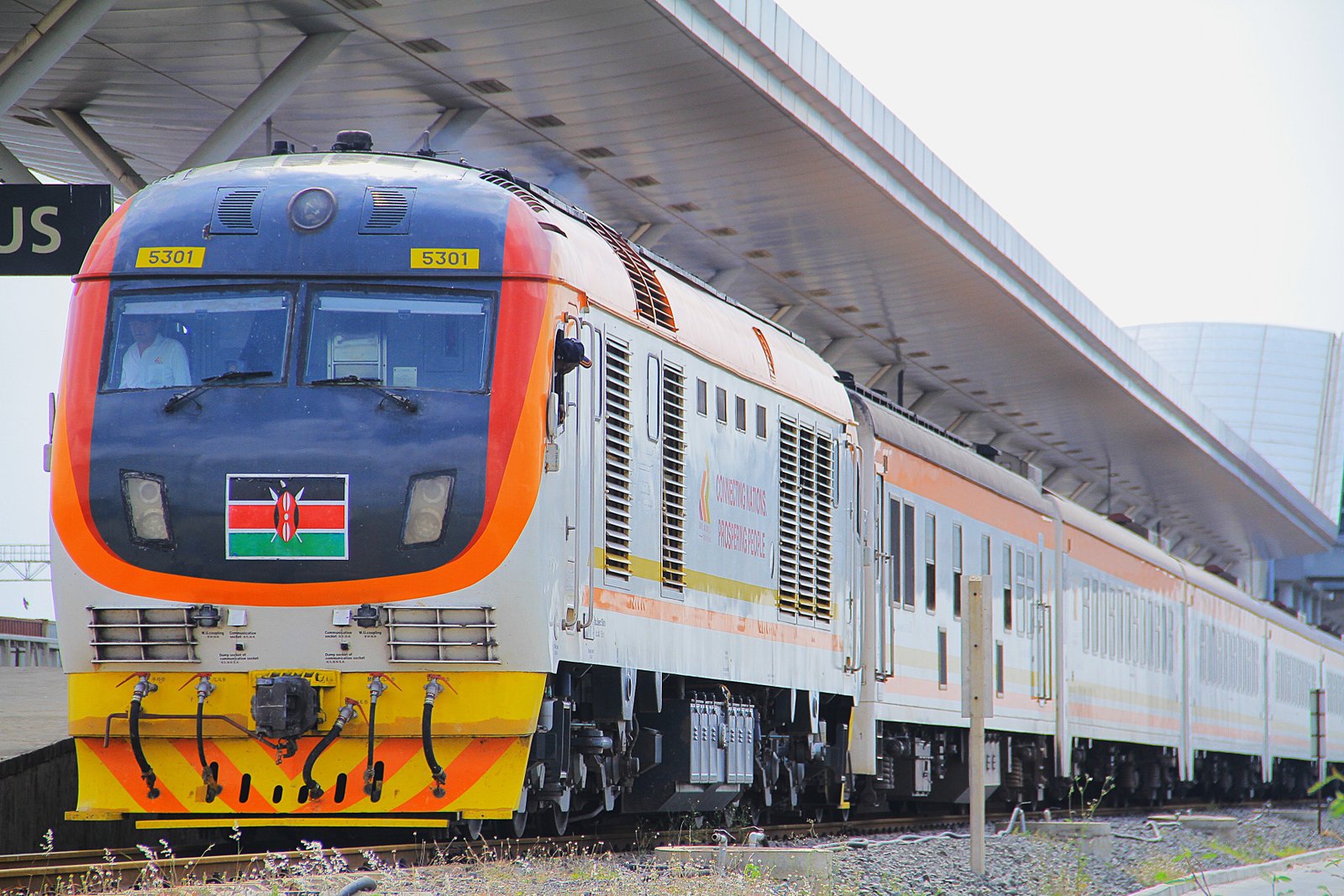 Madaraka Express Standard Gauge Railway (SGR) train