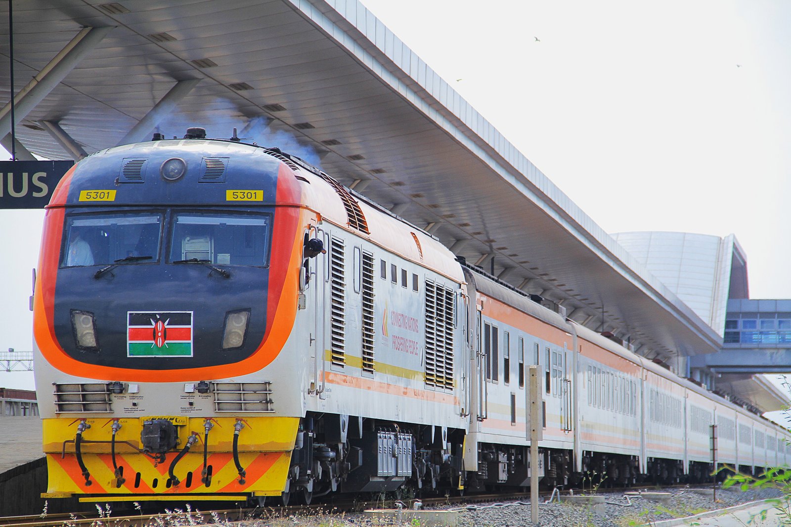 Madaraka Express Standard Gauge Railway (SGR) train