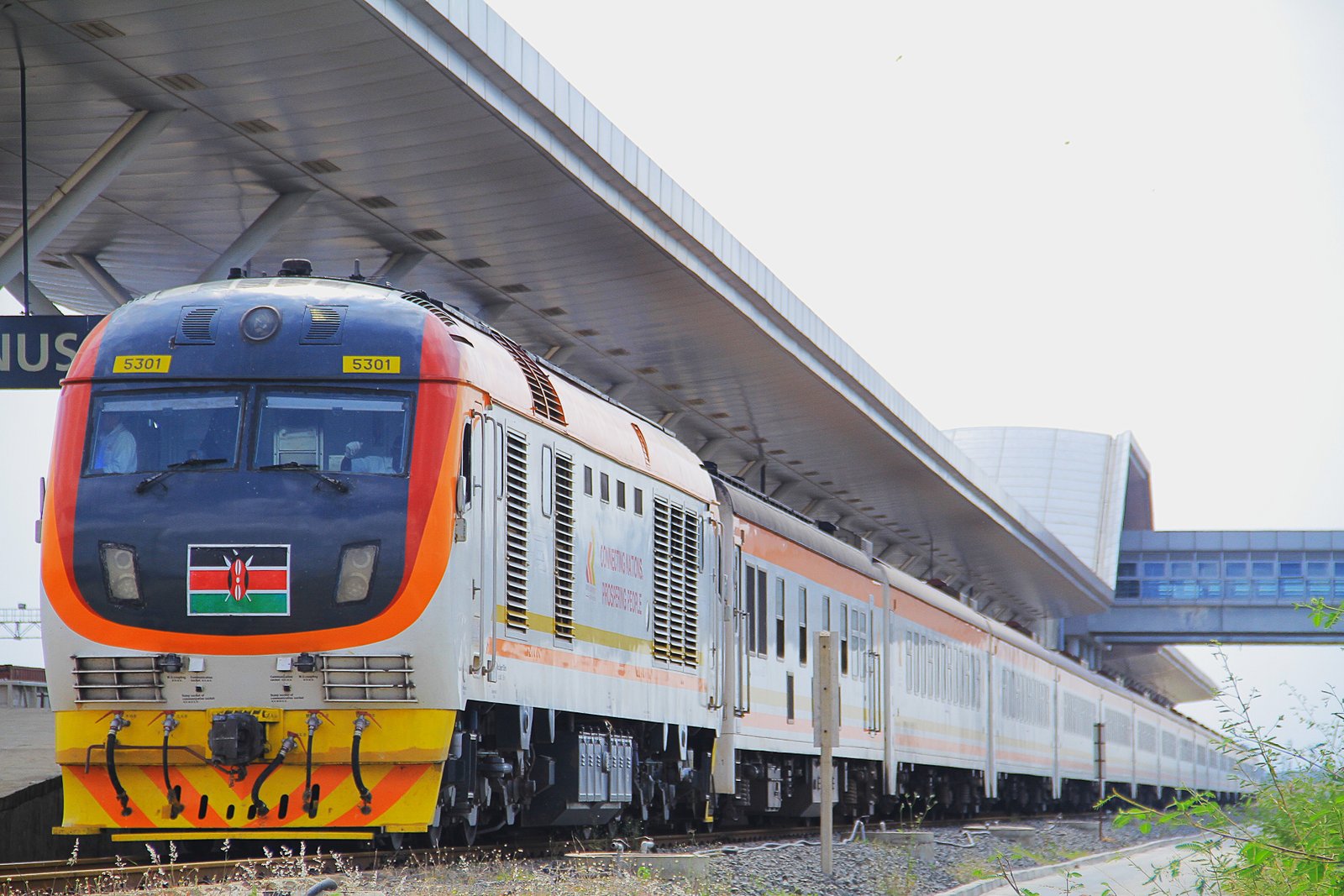 Madaraka Express Standard Gauge Railway (SGR) train