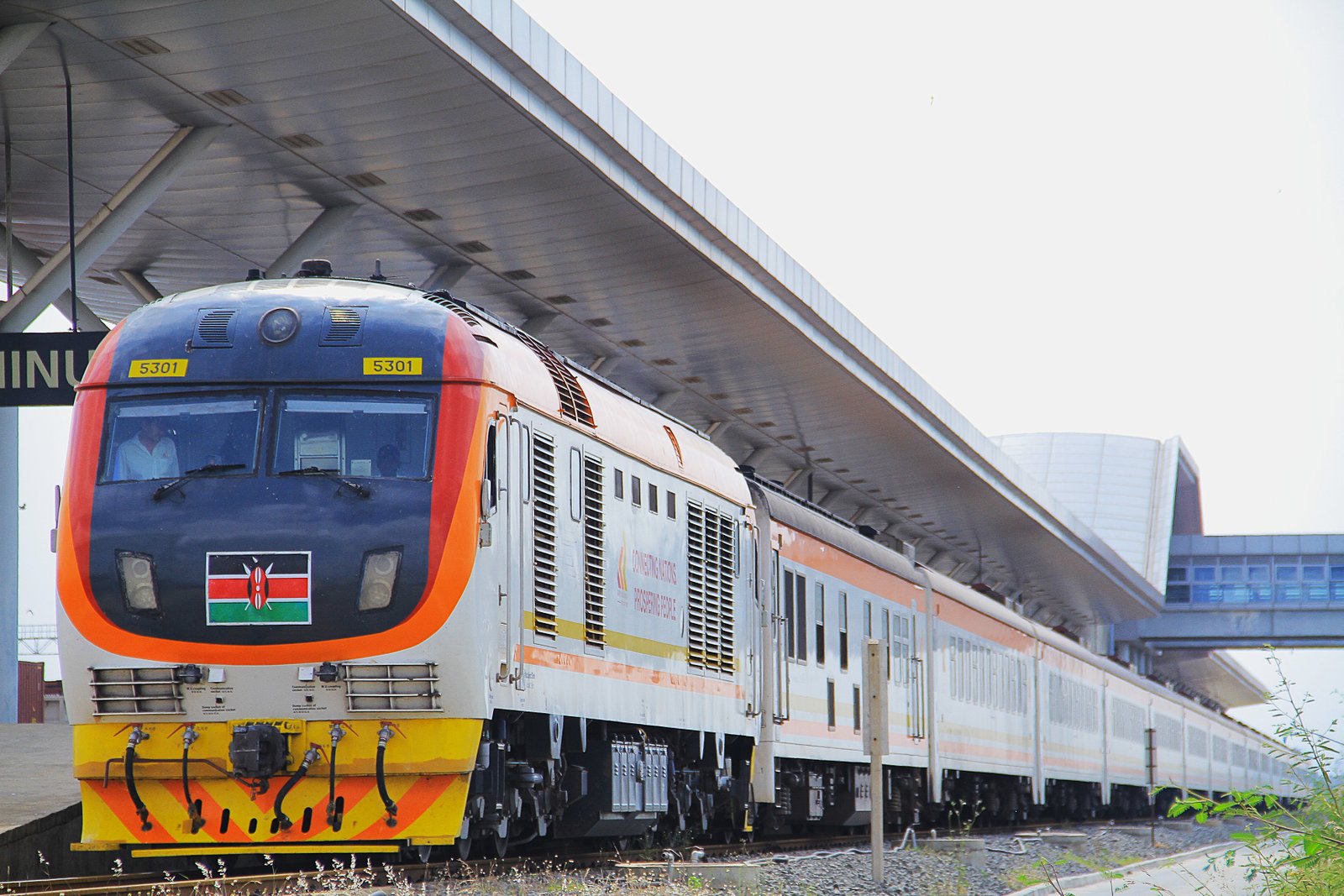 Madaraka Express Standard Gauge Railway (SGR) train