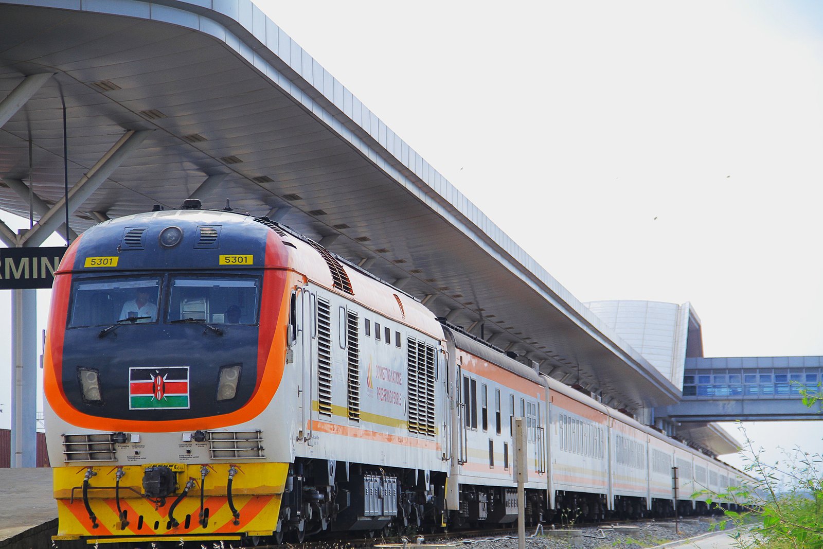 Madaraka Express Standard Gauge Railway (SGR) train