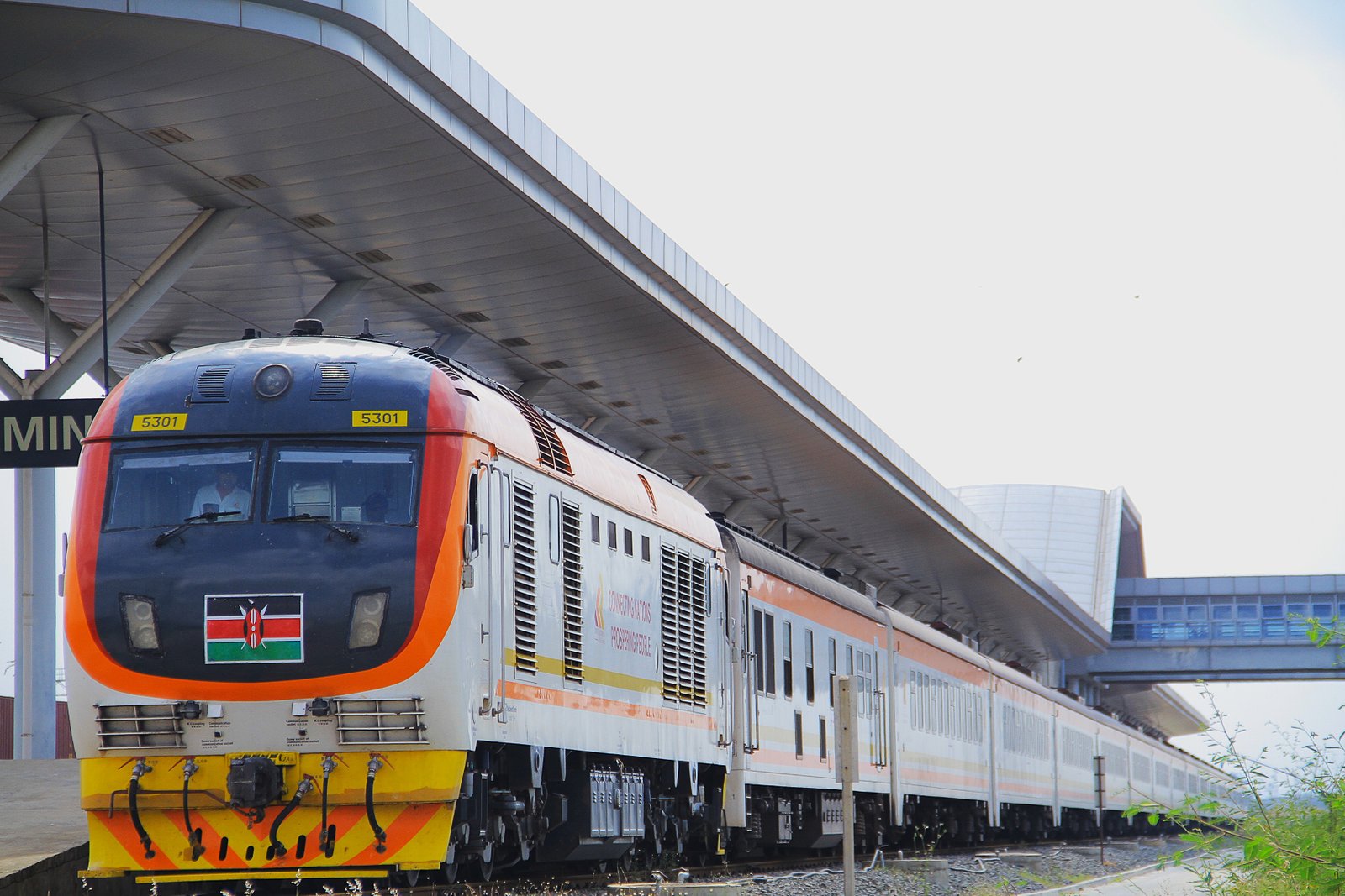 Madaraka Express Standard Gauge Railway (SGR) train