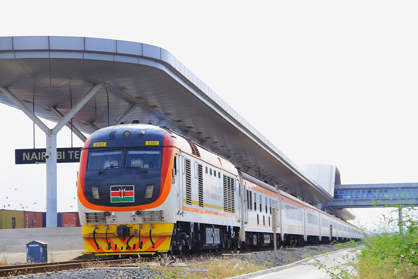 Madaraka Express Standard Gauge Railway (SGR) train