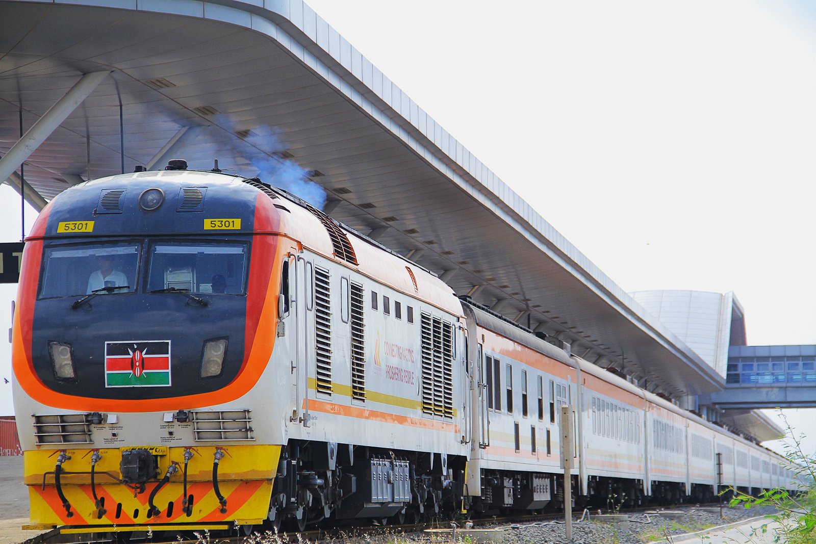 Madaraka Express Standard Gauge Railway (SGR) train