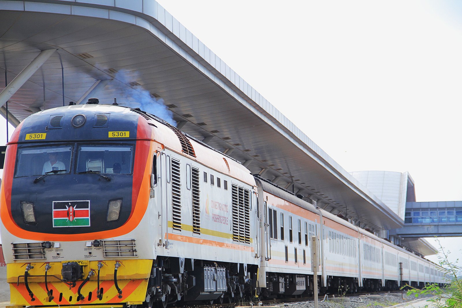 Madaraka Express Standard Gauge Railway (SGR) train