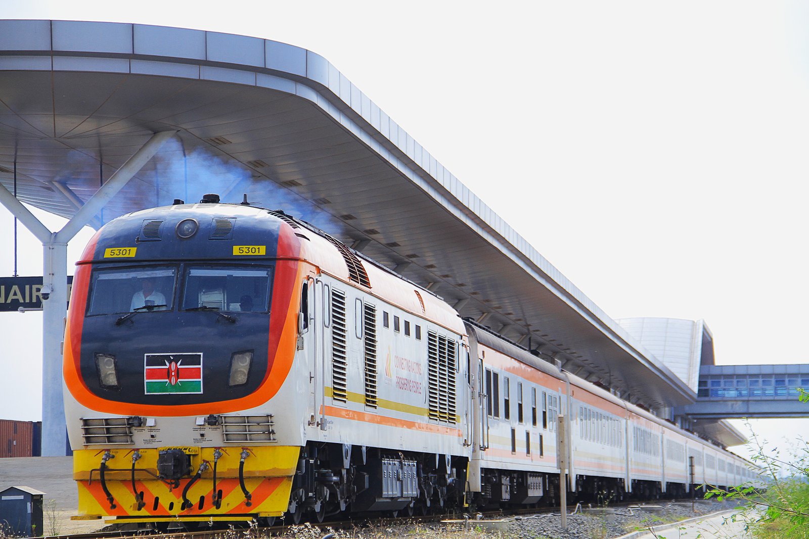 Madaraka Express Standard Gauge Railway (SGR) train