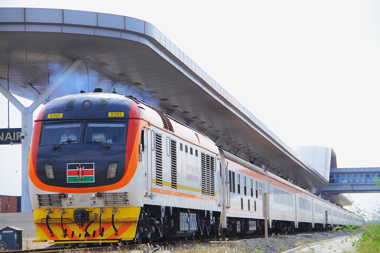 Madaraka Express Standard Gauge Railway (SGR) train