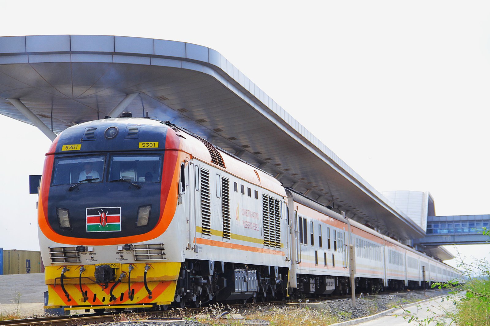 Madaraka Express Standard Gauge Railway (SGR) train