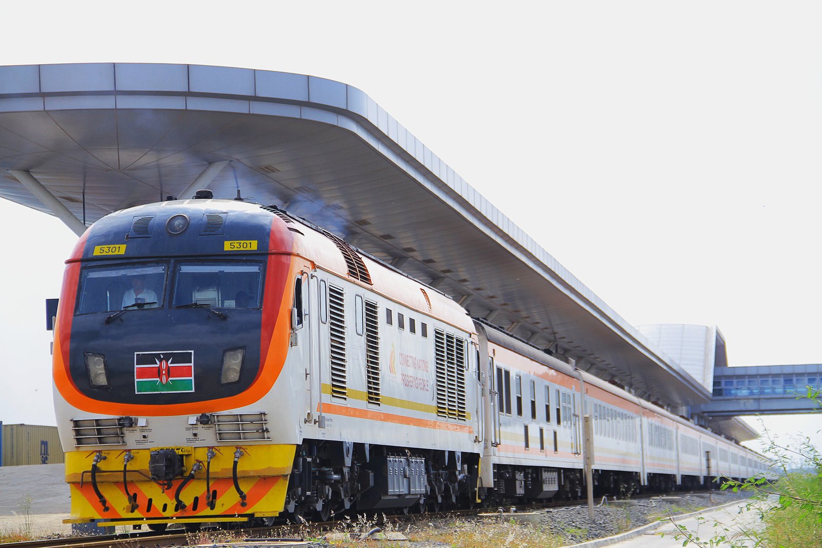 Madaraka Express Standard Gauge Railway (SGR) train