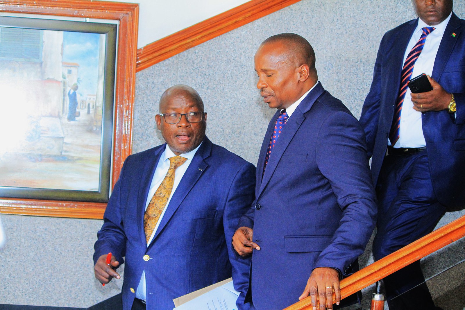 William Cheptumo with  Kithure Kindiki