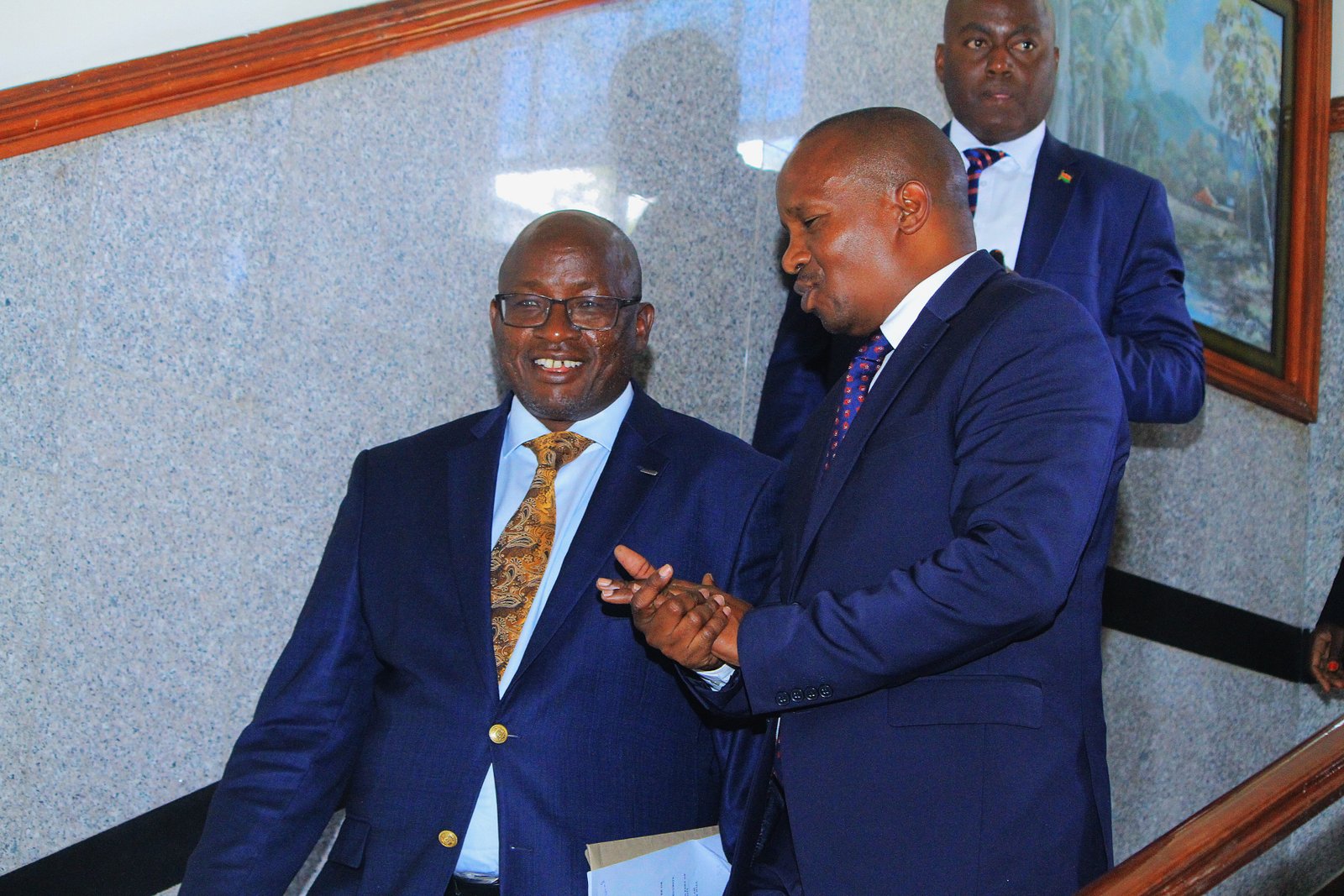 William Cheptumo with  Kithure Kindiki