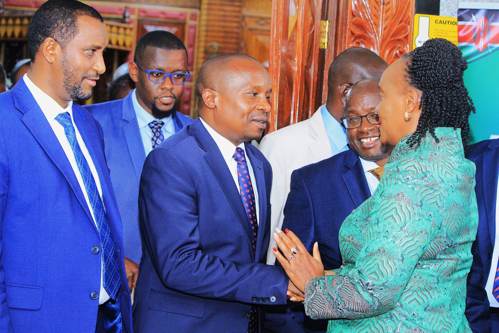 Rozaah Akinyi Buyu with Kithure Kindiki