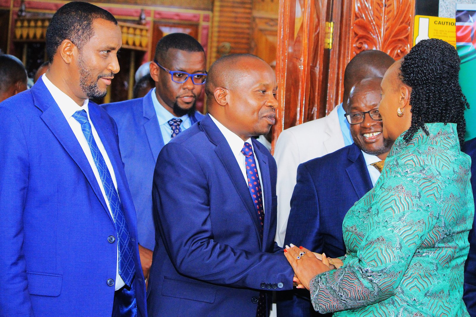 Rozaah Akinyi Buyu with Kithure Kindiki