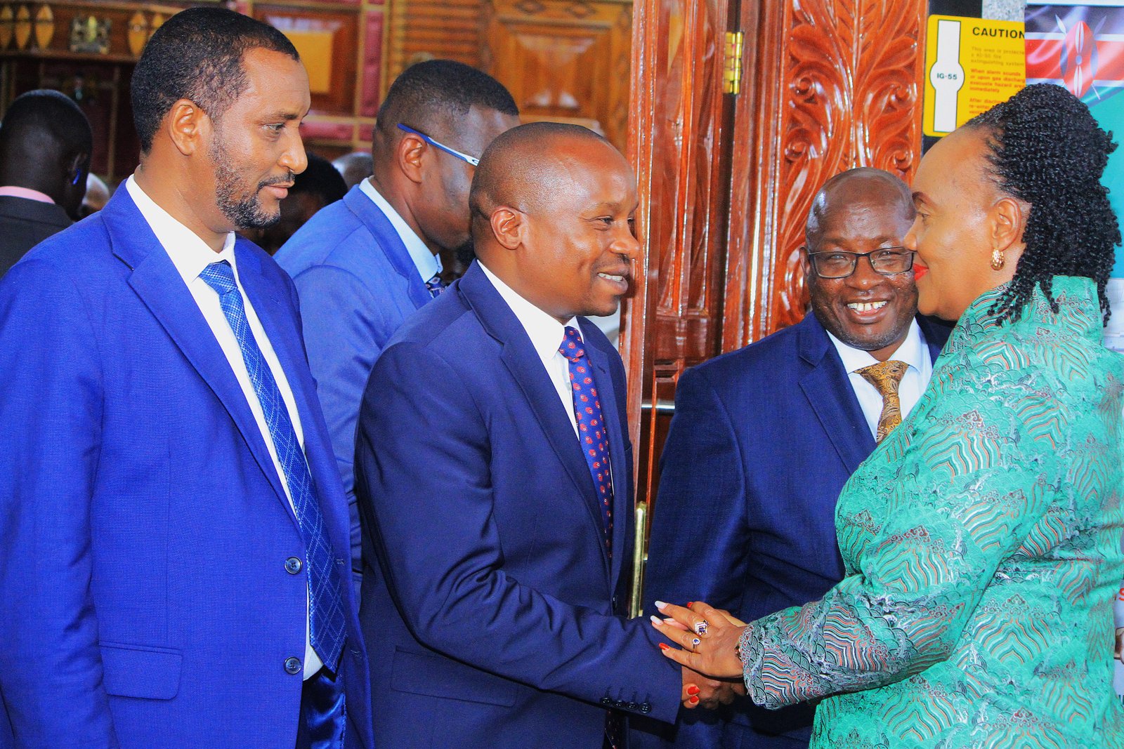 Rozaah Akinyi Buyu with Kithure Kindiki