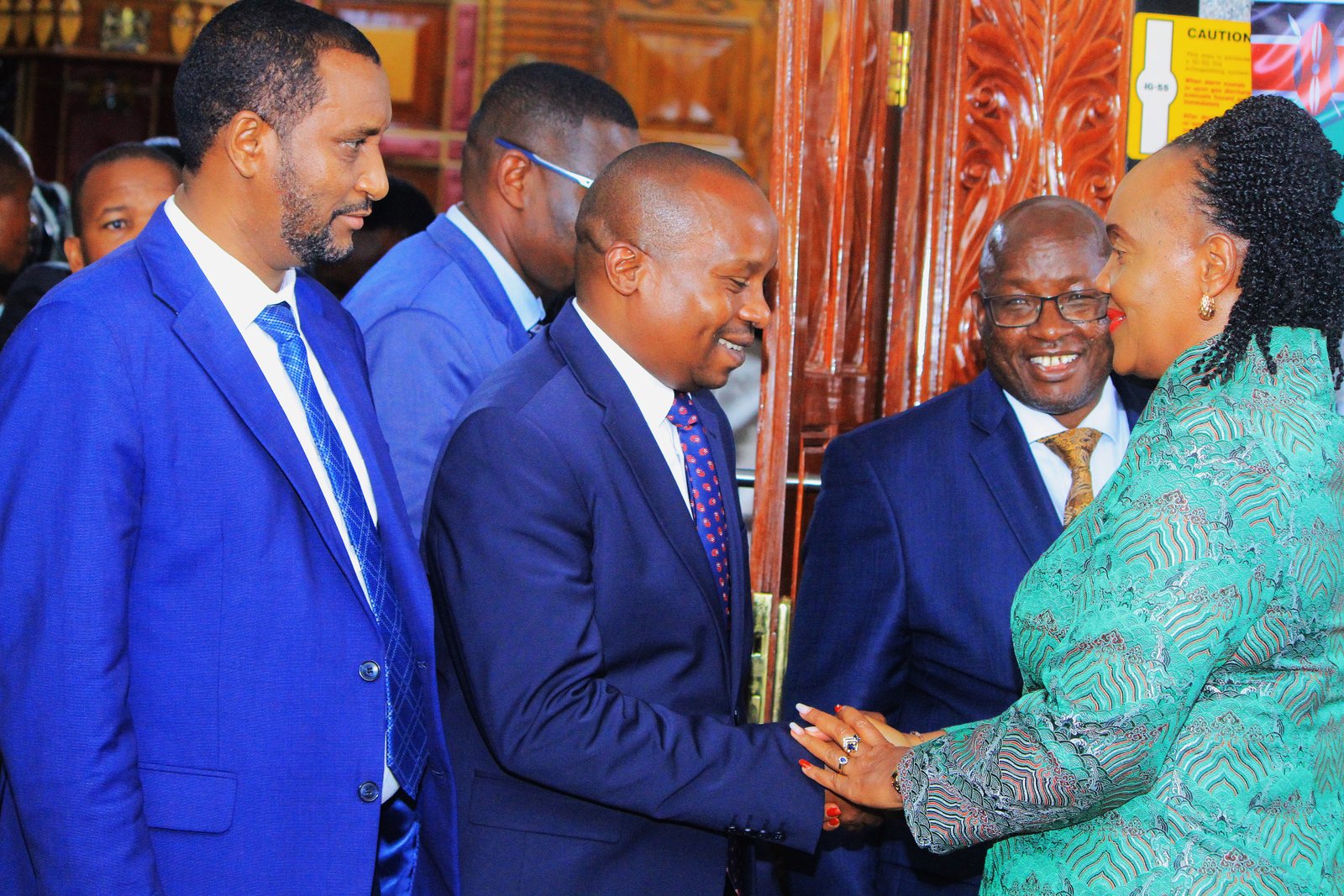 Rozaah Akinyi Buyu with Kithure Kindiki