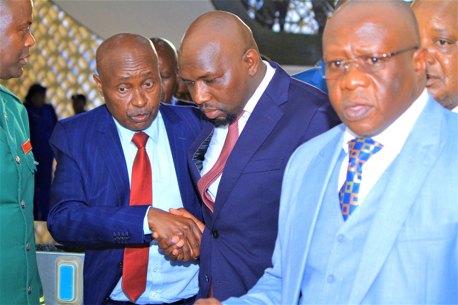 David Njuguna Kiaraho with Kipchumba Murkomen