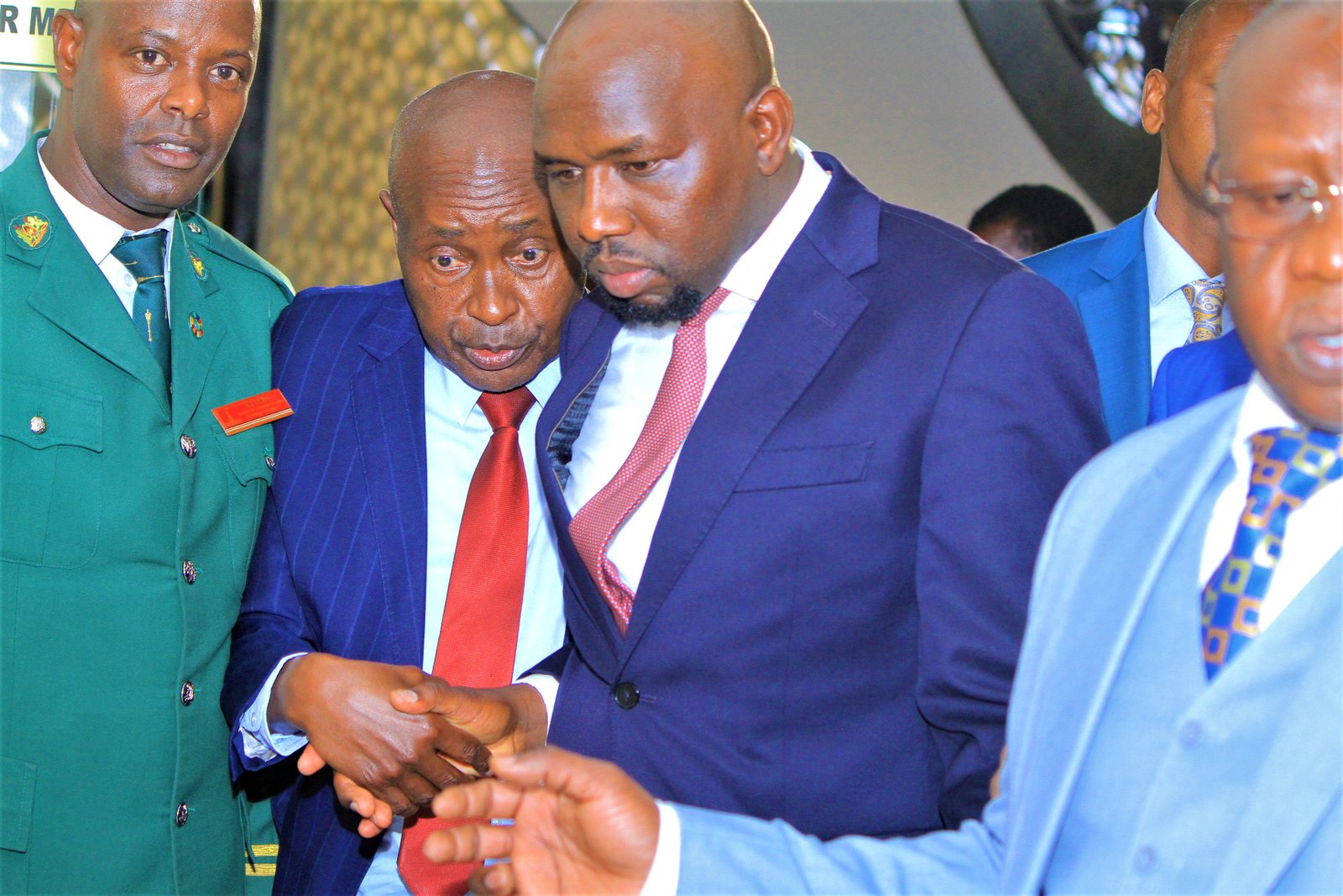 David Njuguna Kiaraho with Kipchumba Murkomen