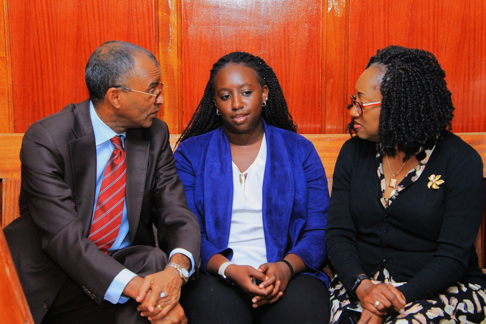 Maxine Wahome with Philip Murgor