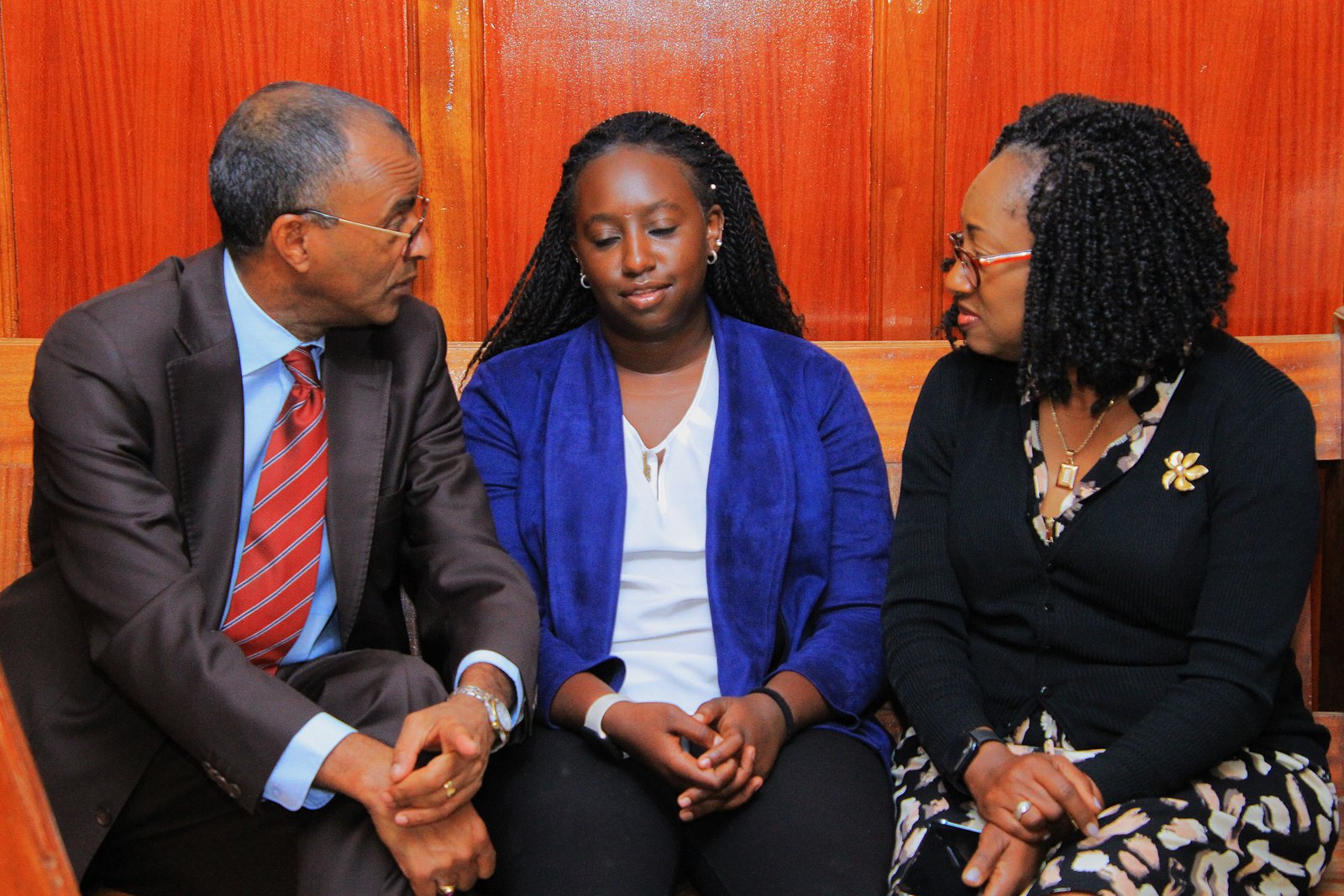 Maxine Wahome with Philip Murgor
