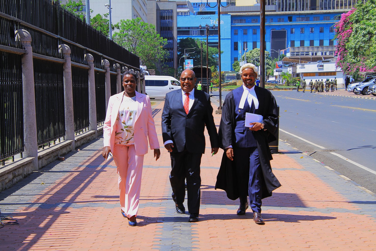 Sarah Paulata Korere with Francis Ole Kaparo