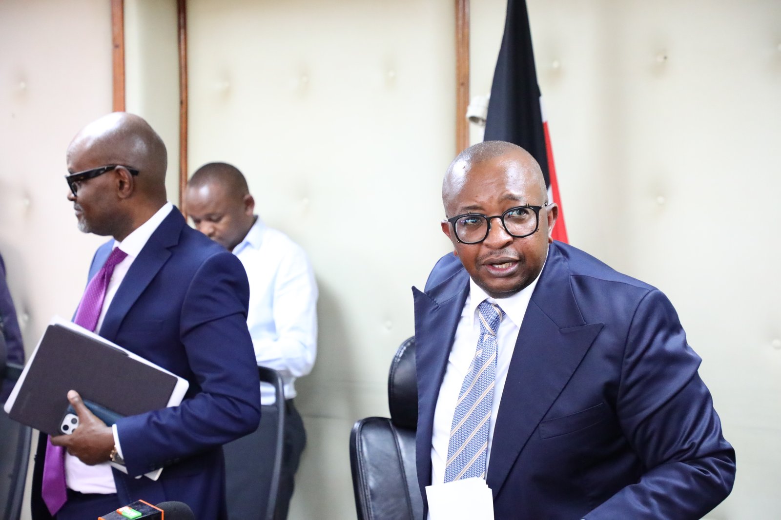 Charles Hinga with Joe Mutugu