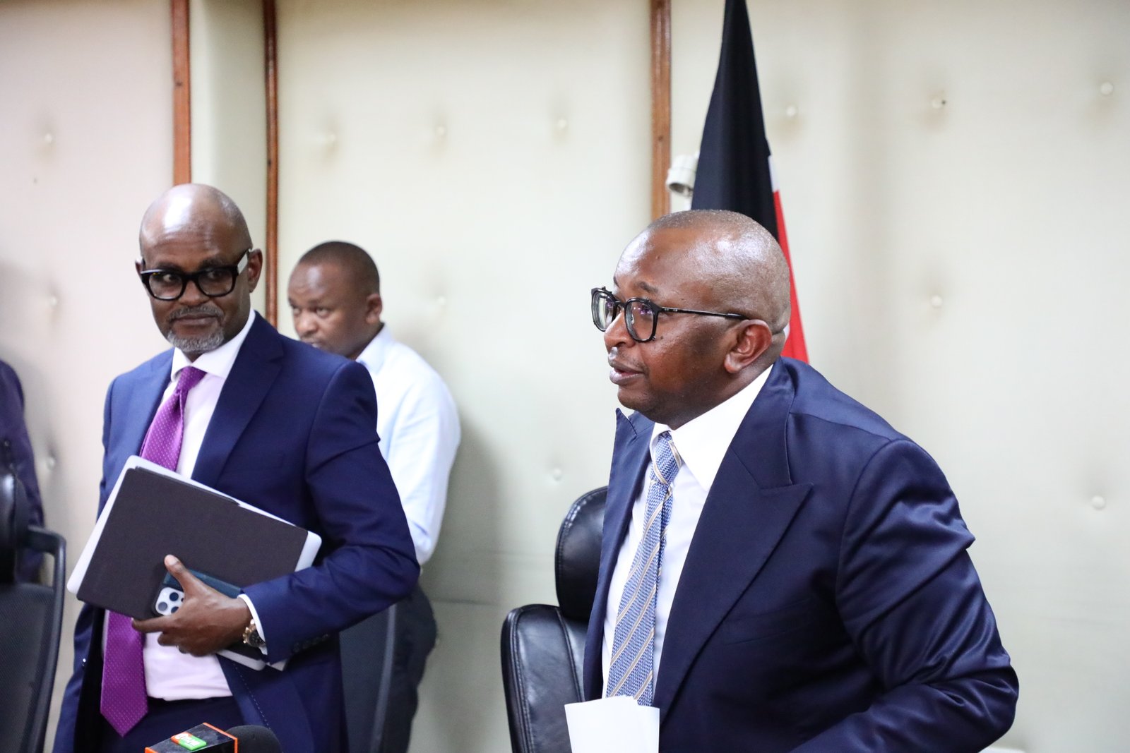 Charles Hinga with Joe Mutugu