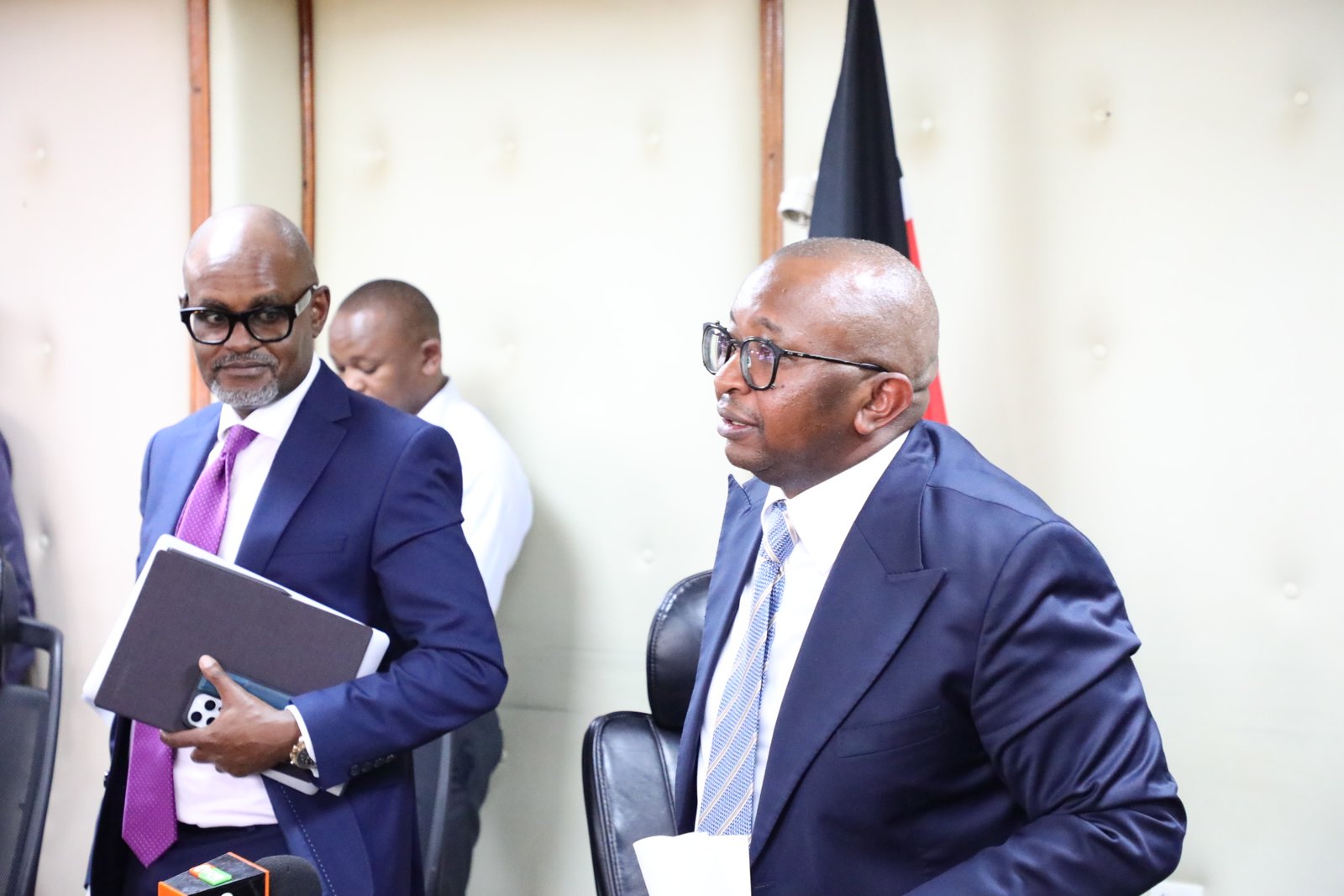 Charles Hinga with Joe Mutugu