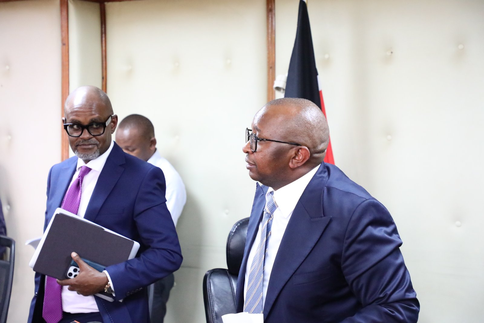 Charles Hinga with Joe Mutugu
