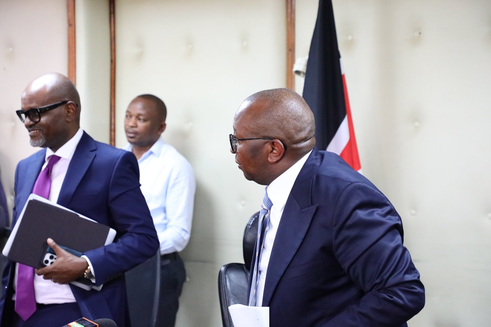 Charles Hinga with Joe Mutugu
