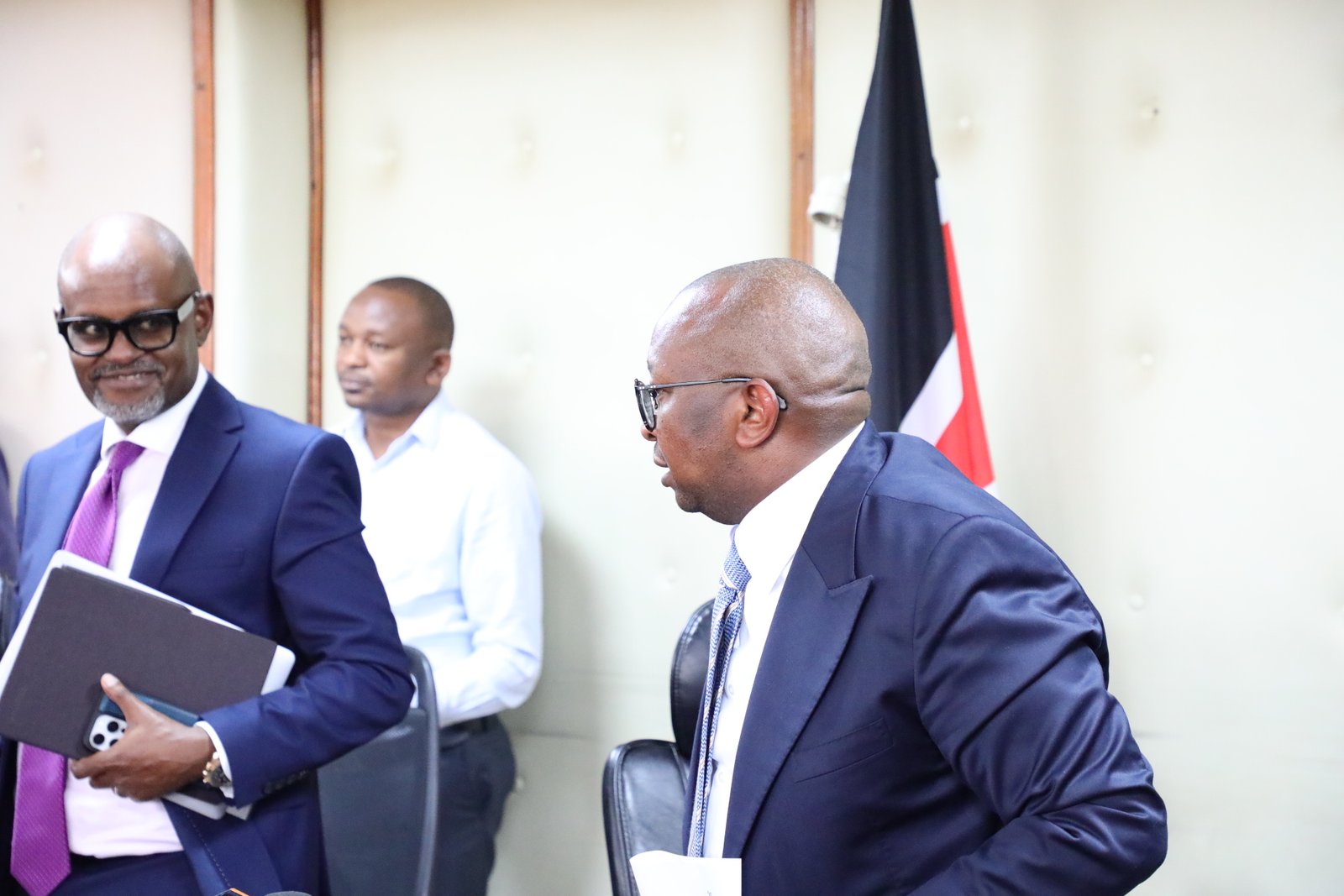 Charles Hinga with Joe Mutugu