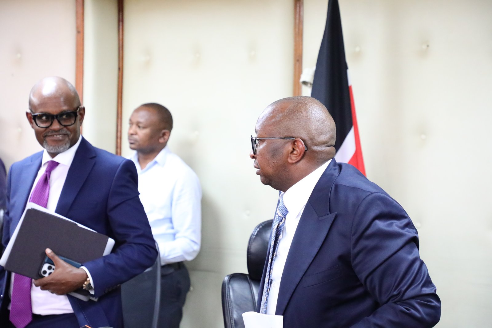 Charles Hinga with Joe Mutugu