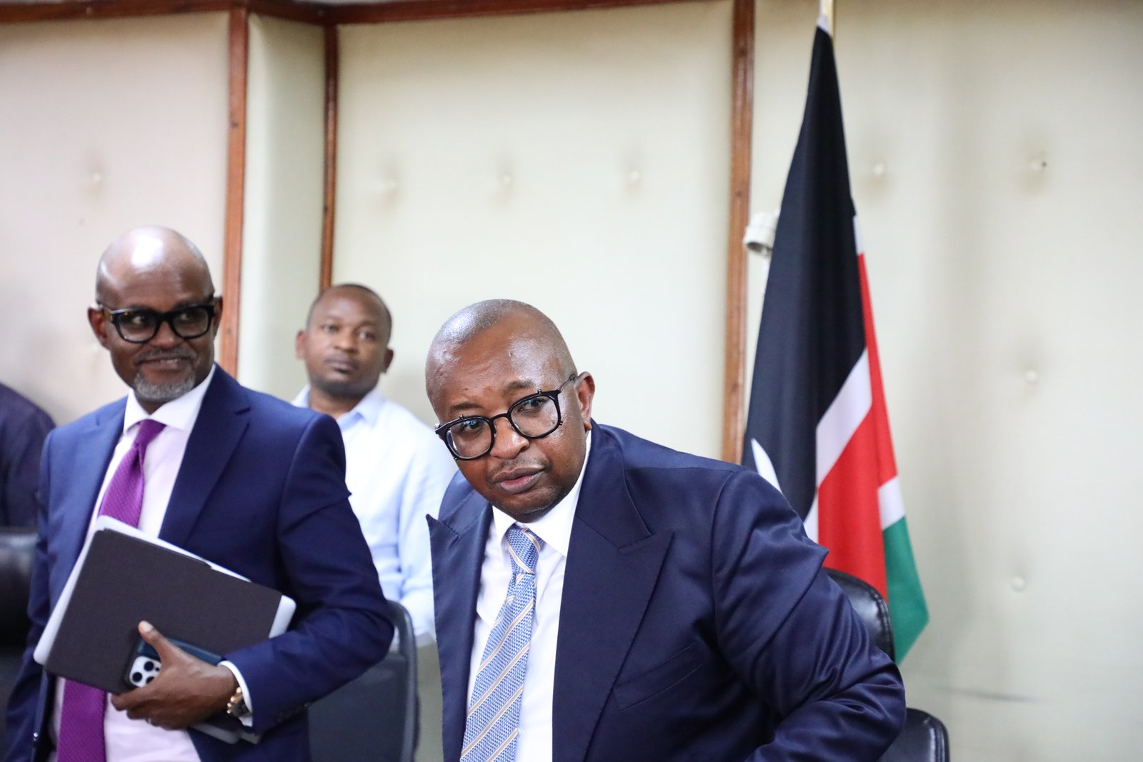 Charles Hinga with Joe Mutugu