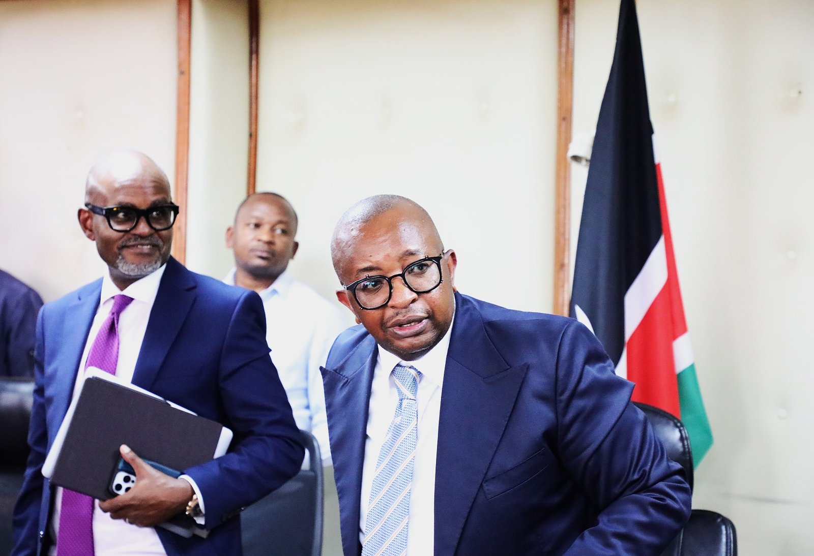 Charles Hinga with Joe Mutugu