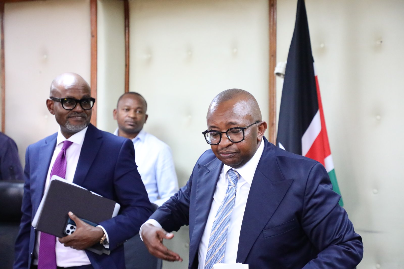 Charles Hinga with Joe Mutugu