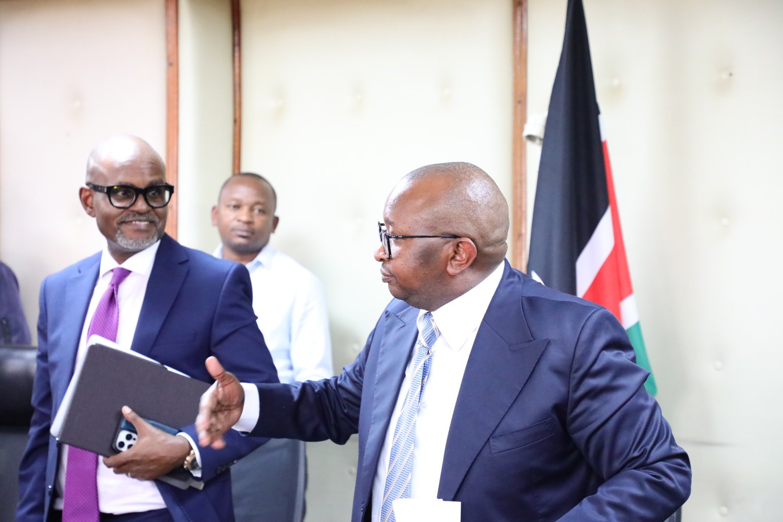 Charles Hinga with Joe Mutugu