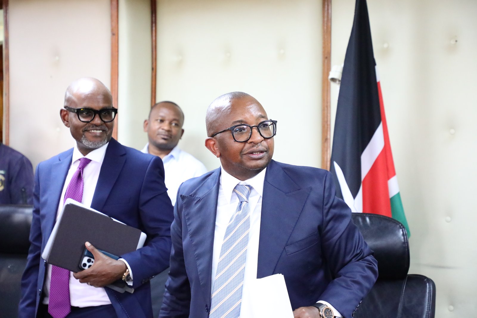 Charles Hinga with Joe Mutugu