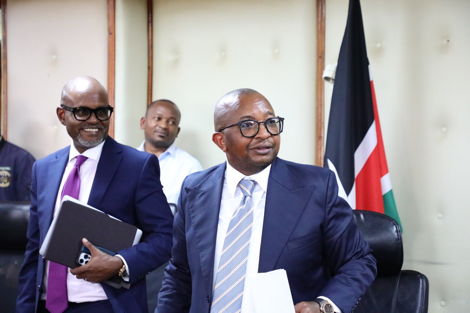 Charles Hinga with Joe Mutugu