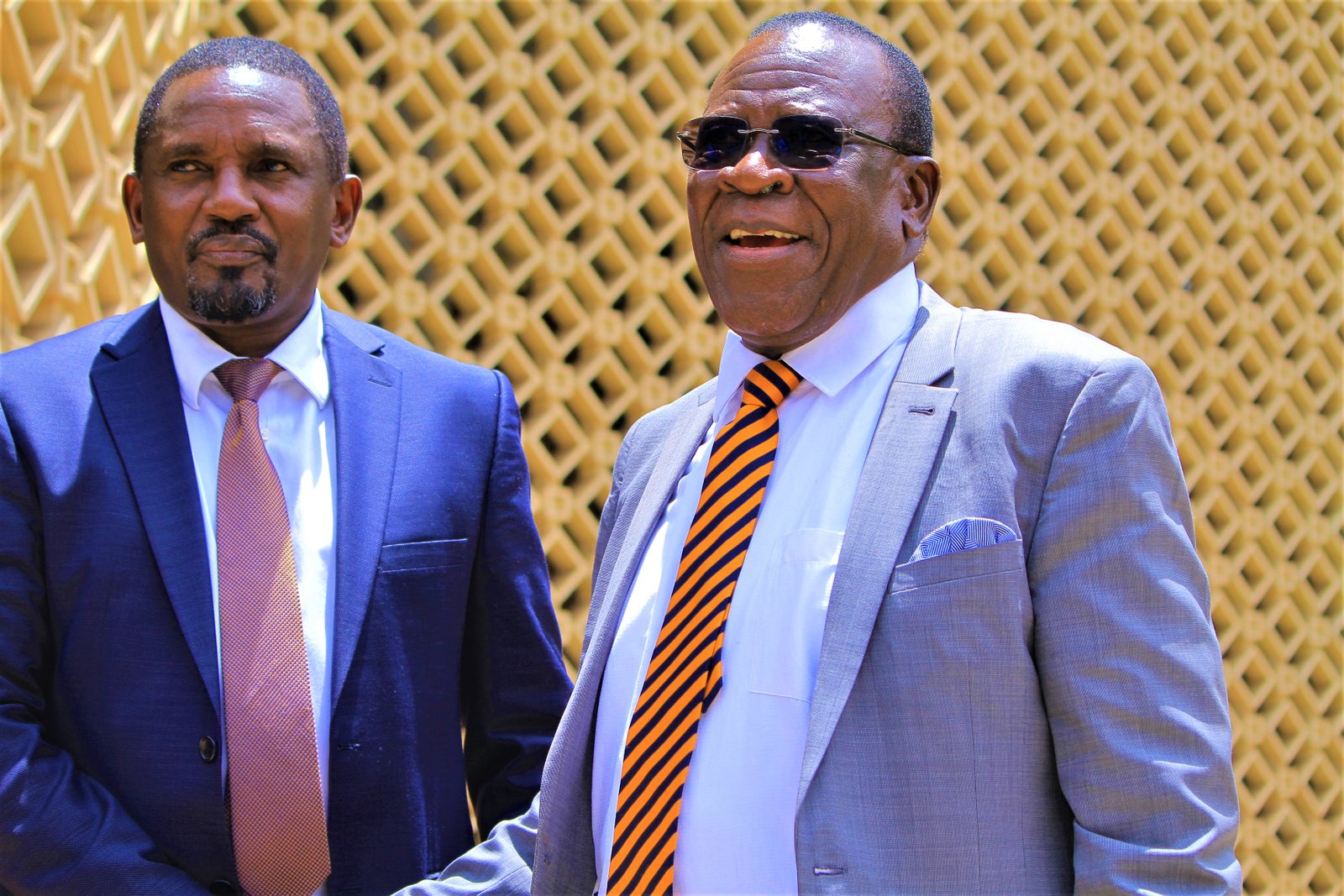 Johnson Manya Naicca with Elisha Odhiambo