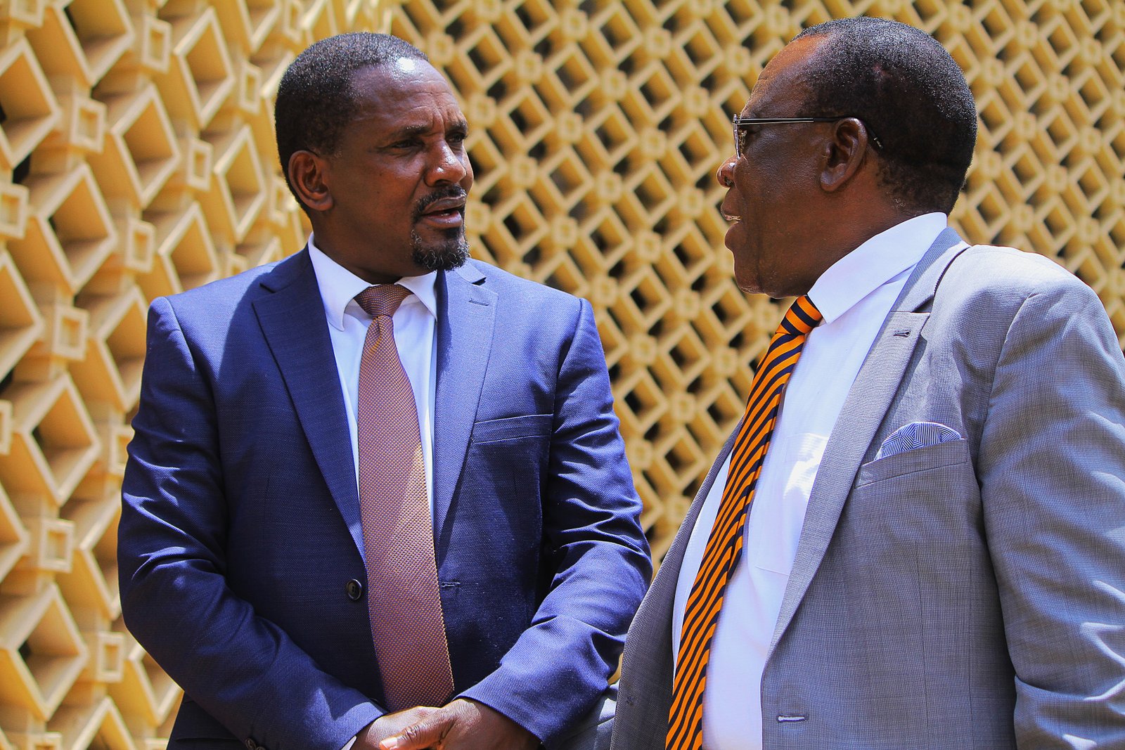 Johnson Manya Naicca with Elisha Odhiambo