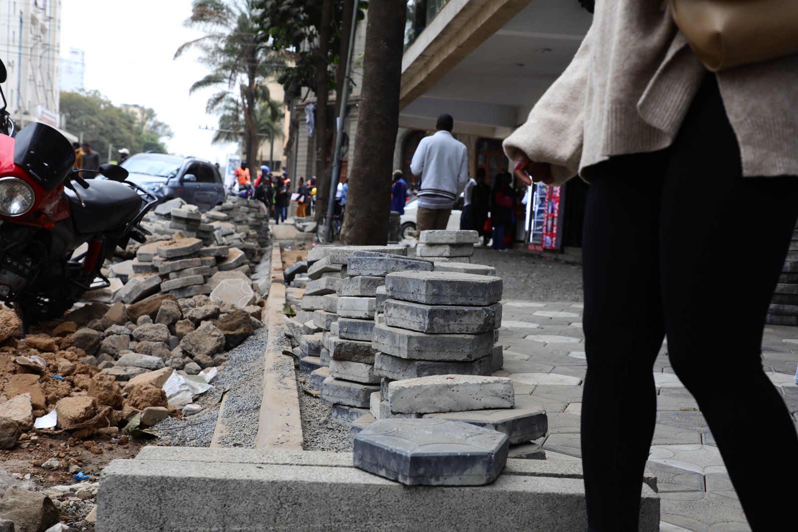 Nairobi CBD Cabro Placement